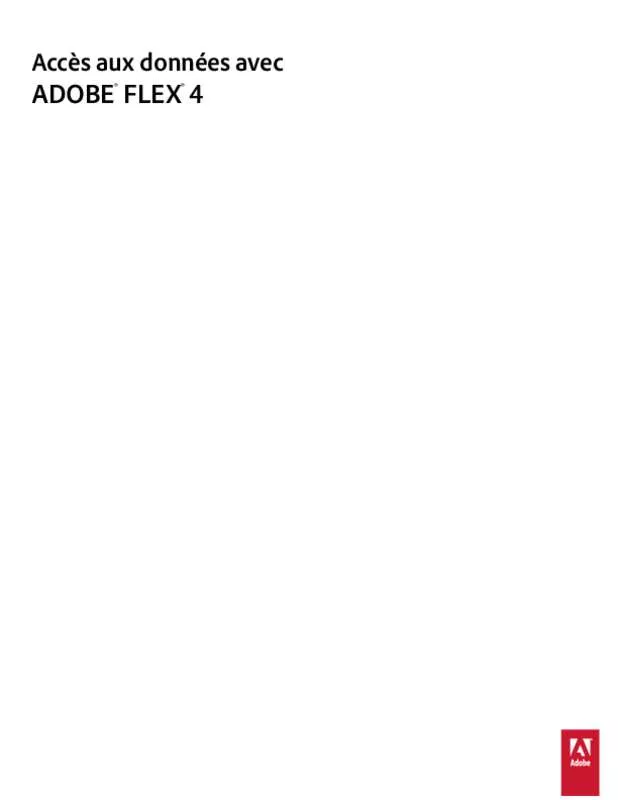 Mode d'emploi ADOBE FLEX 4