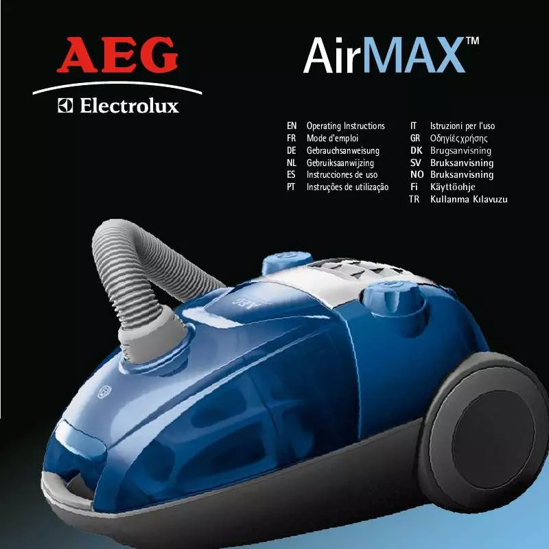 Mode d'emploi AEG-ELECTROLUX AIRMAX