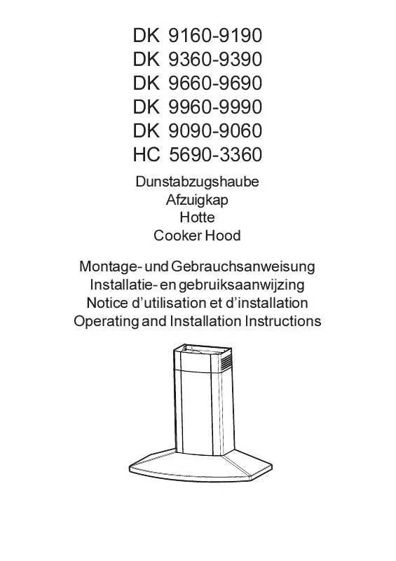 Mode d'emploi AEG-ELECTROLUX DK 9090-9060