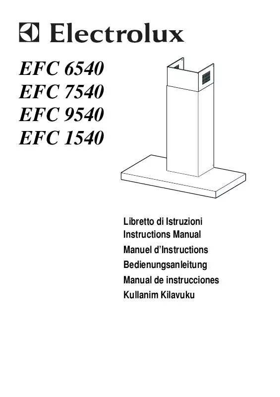 Mode d'emploi AEG-ELECTROLUX EFC1540X