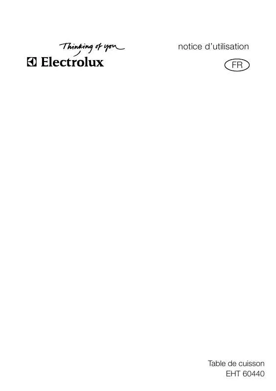 Mode d'emploi AEG-ELECTROLUX EHT60440X