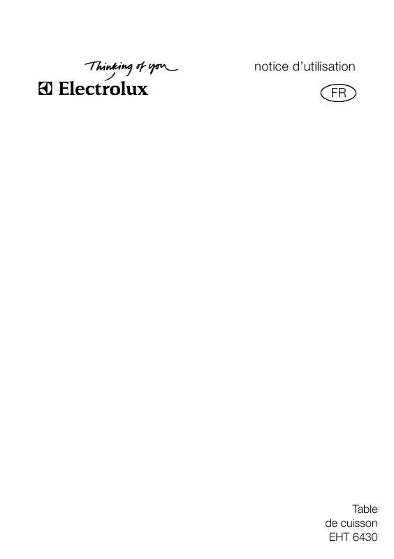 Mode d'emploi AEG-ELECTROLUX EHT6430X