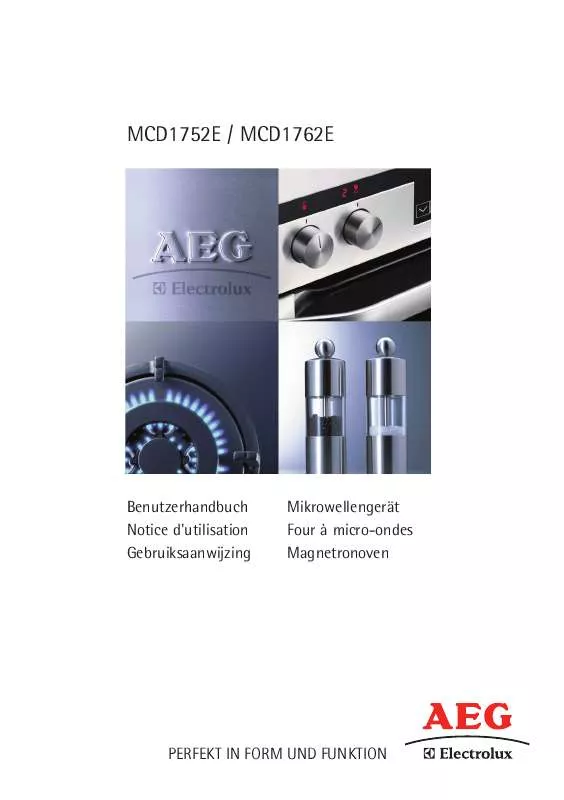 Mode d'emploi AEG-ELECTROLUX MCD 1752 EM
