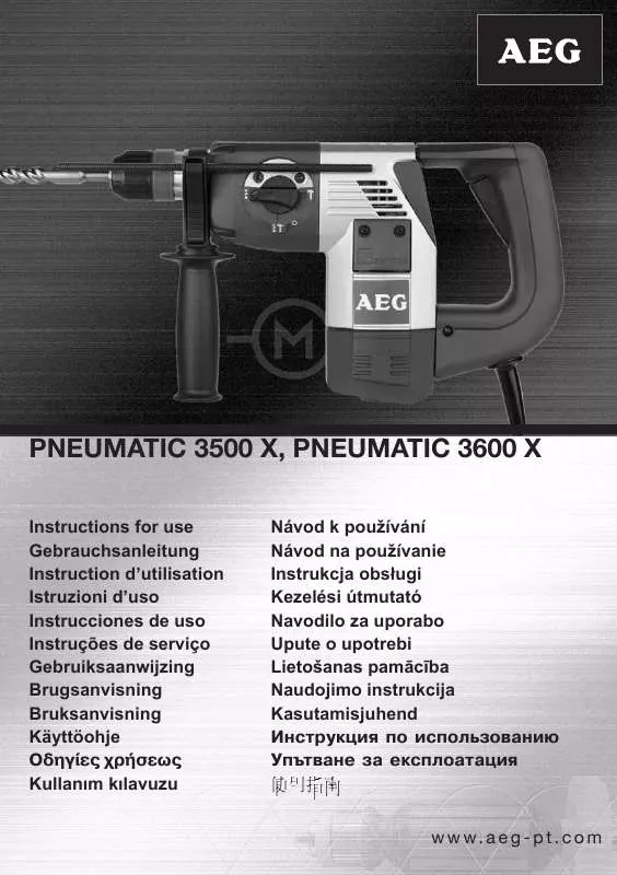Mode d'emploi AEG-ELECTROLUX PN 3500 X