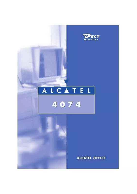 Mode d'emploi ALCATEL-LUCENT 4074 B