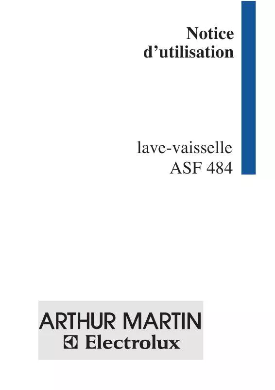 Mode d'emploi ARTHUR MARTIN ASF484
