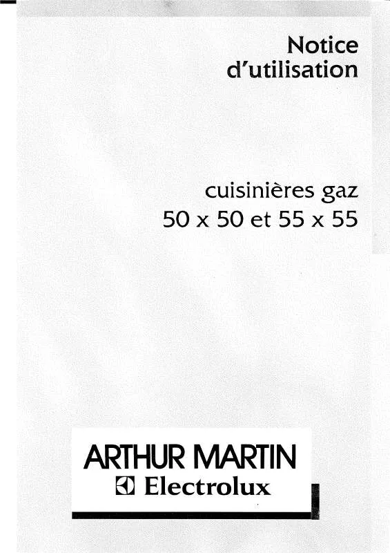 Mode d'emploi ARTHUR MARTIN CG5032-1