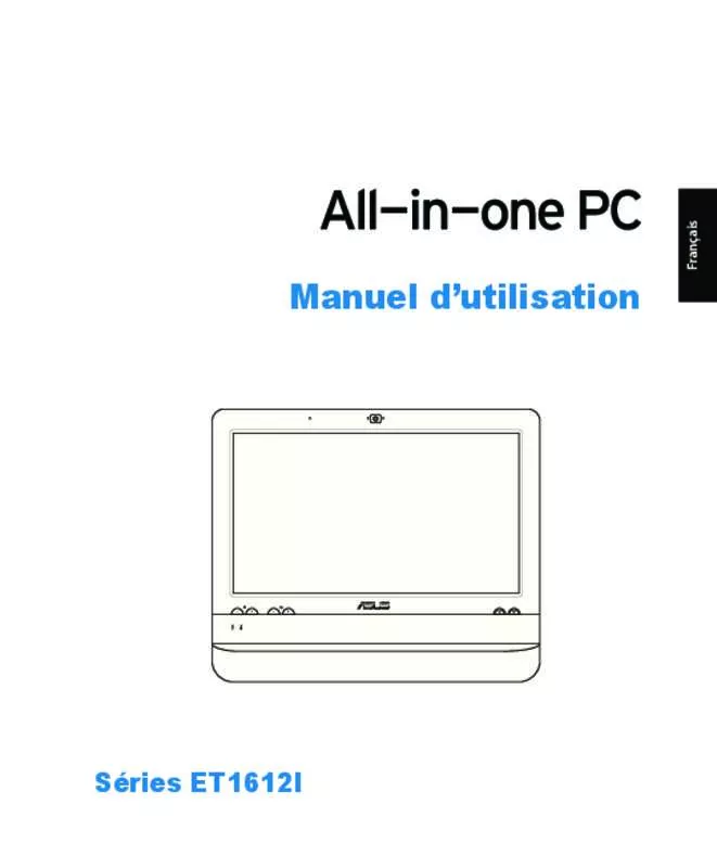 Mode d'emploi ASUS ALL-IN-ONE PC ET1612IUTS-W004D