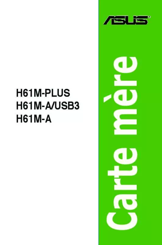Mode d'emploi ASUS H61M-A/USB3