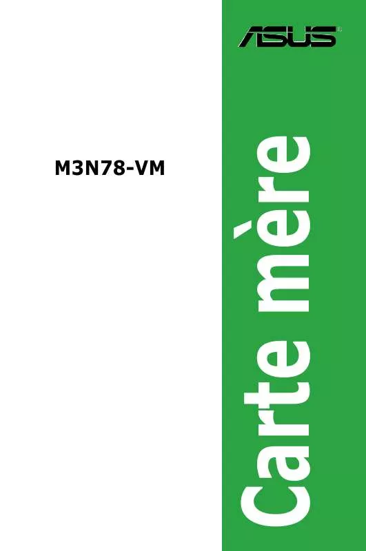 Mode d'emploi ASUS M3N78-VM