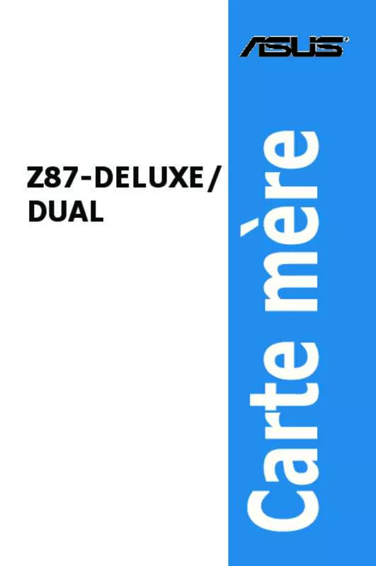 Mode d'emploi ASUS Z87-DELUXE/DUAL C2