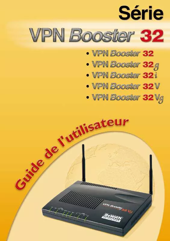 Mode d'emploi BEWAN VPN BOOSTER 32G