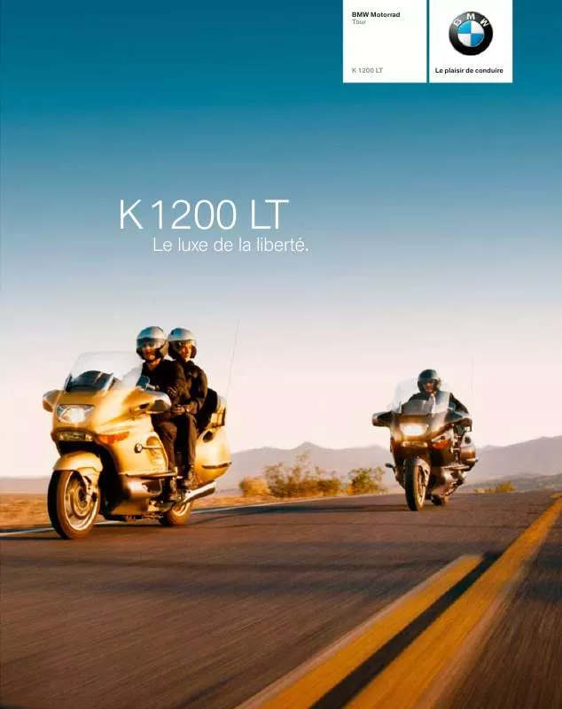 Mode d'emploi BMW K 1200 LT