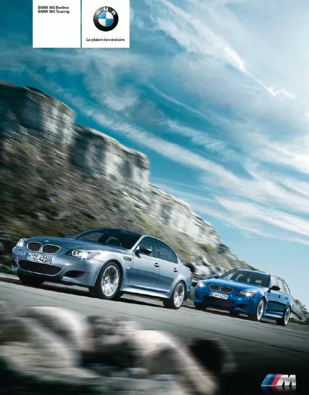 Mode d'emploi BMW M5 TOURING