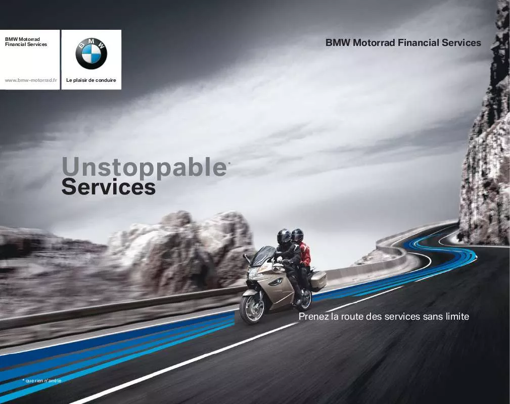 Mode d'emploi BMW MOTORRAD FINANCIAL SERVICES
