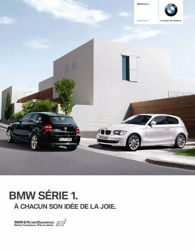 Mode d'emploi BMW SÉRIE 1 3 & 5 PORTES