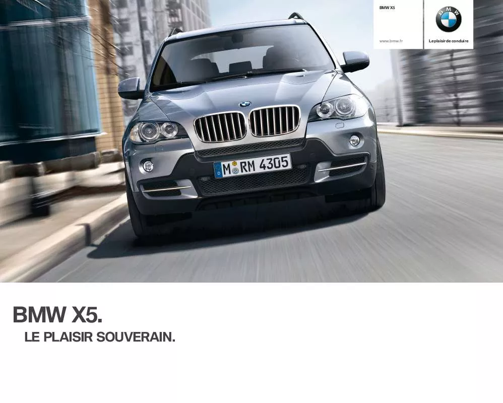 Mode d'emploi BMW X5