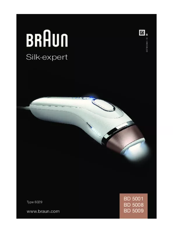 Mode d'emploi BRAUN SILK-EXPERT BD5009
