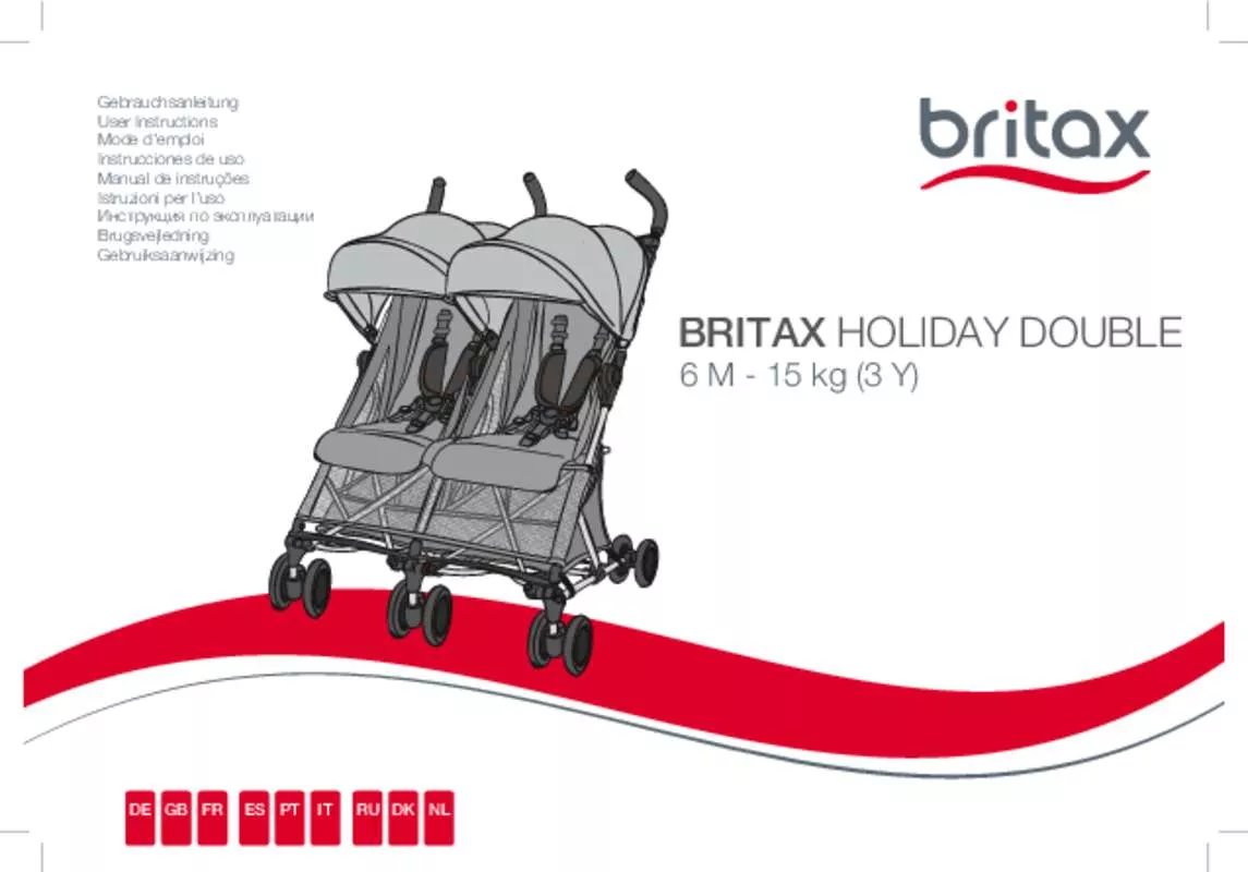 Mode d'emploi BRITAX DOUBLE HOLIDAY
