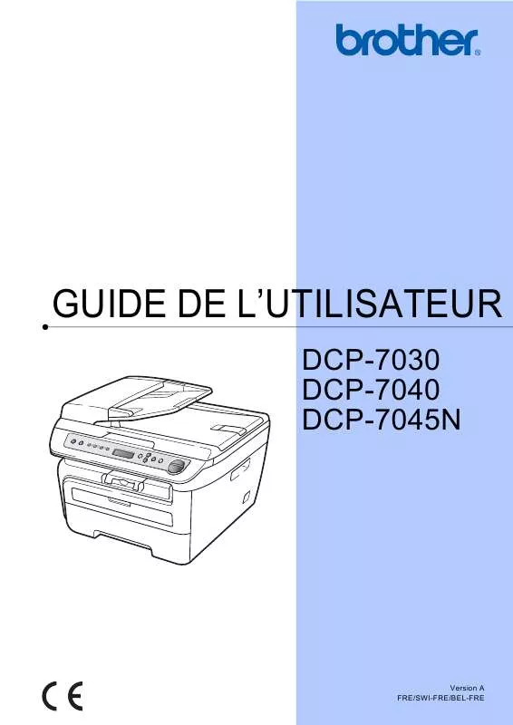 Mode d'emploi BROTHER DCP-7030