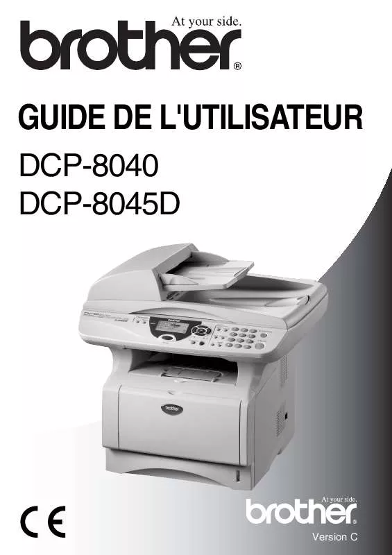 Mode d'emploi BROTHER DCP-8040