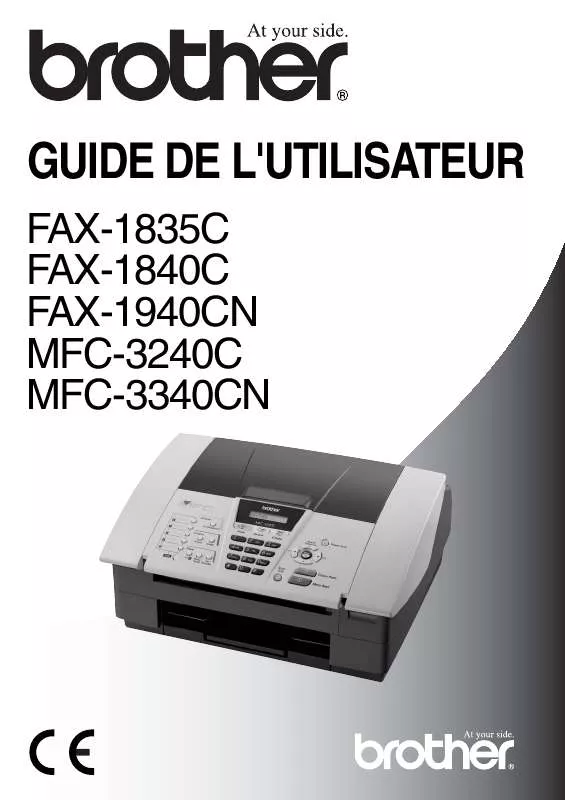 Mode d'emploi BROTHER MFC-3340CN