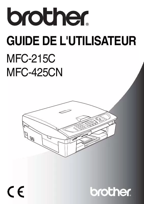 Mode d'emploi BROTHER MFC-425CN