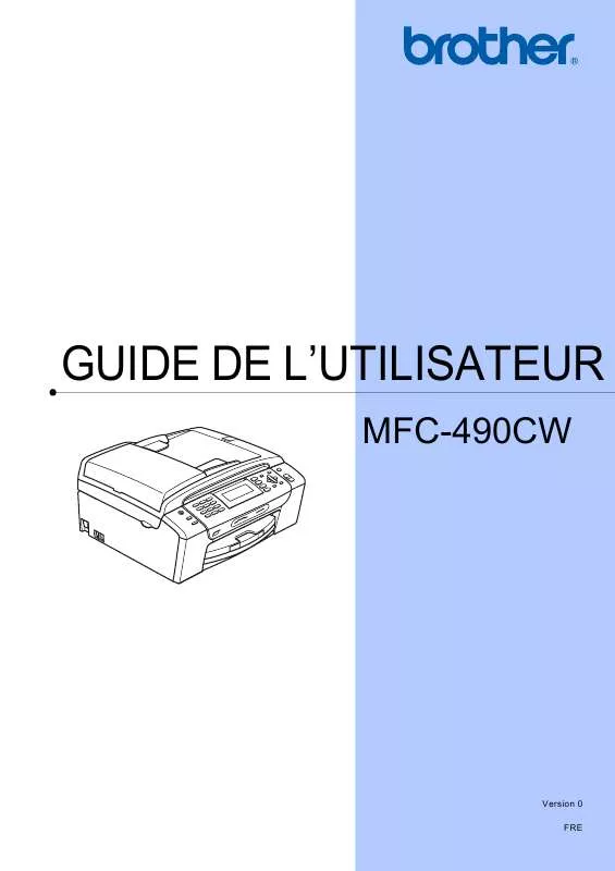 Mode d'emploi BROTHER MFC-490CW