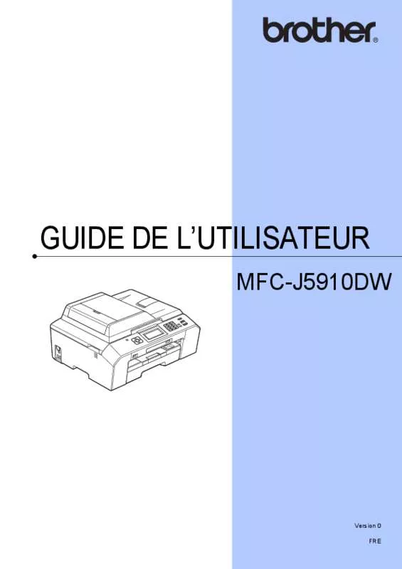 Mode d'emploi BROTHER MFC J5910DW