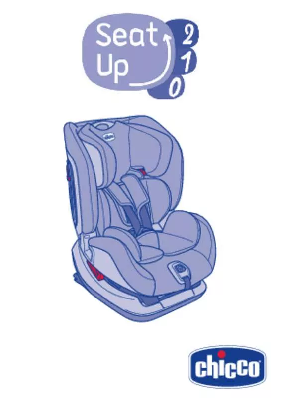 Mode d'emploi CHICCO SEAT UP 012