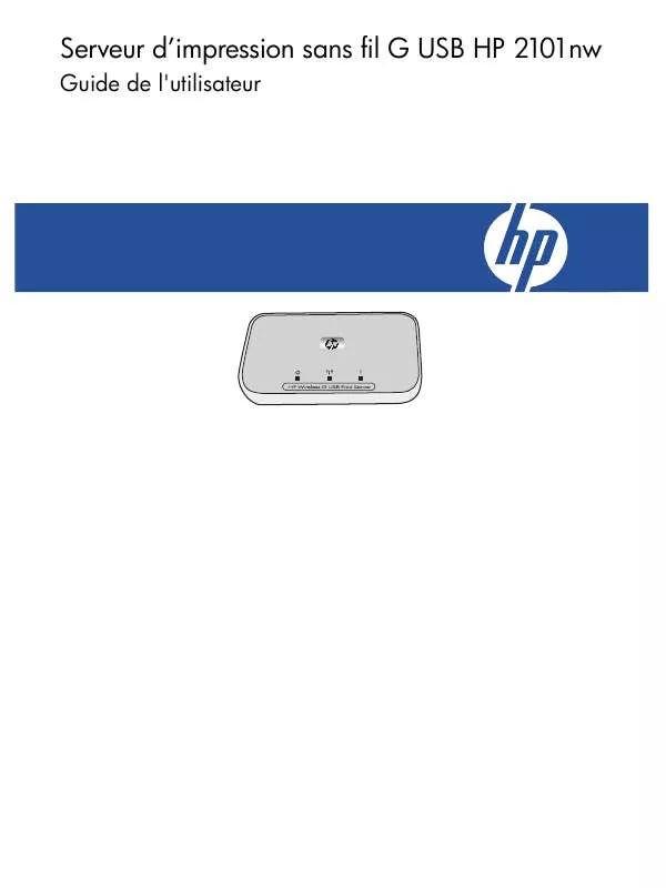 Mode d'emploi COMPAQ G USB HP 2101NW