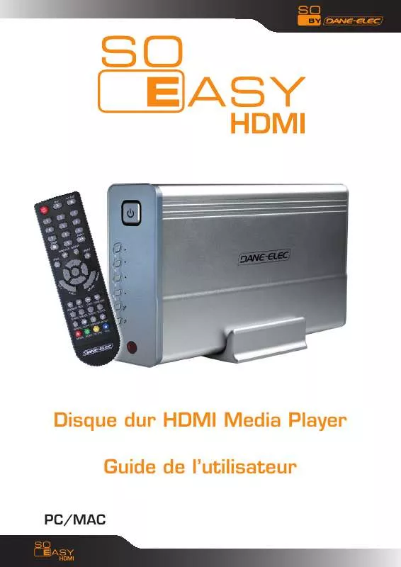 Mode d'emploi DANE-ELEC SO EASY HDMI
