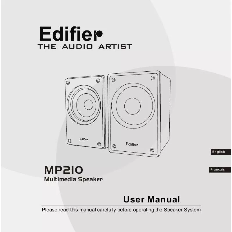 Mode d'emploi EDIFIER MP210