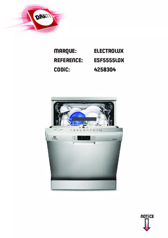 Mode d'emploi ELECTROLUX AIRDRY ESF5542LBW