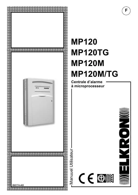 Mode d'emploi ELKRON MP 120 TG