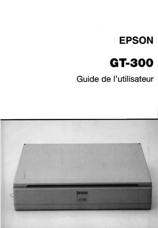 Mode d'emploi EPSON GT-300