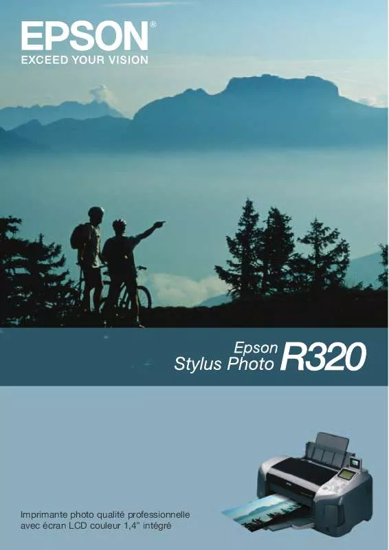 Mode d'emploi EPSON STYLUS PHOTO R320