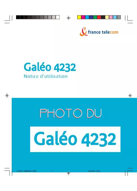 Mode d'emploi FRANCE TELECOM GALEO 4232