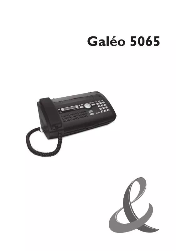 Mode d'emploi FRANCE TELECOM GALEO 5065