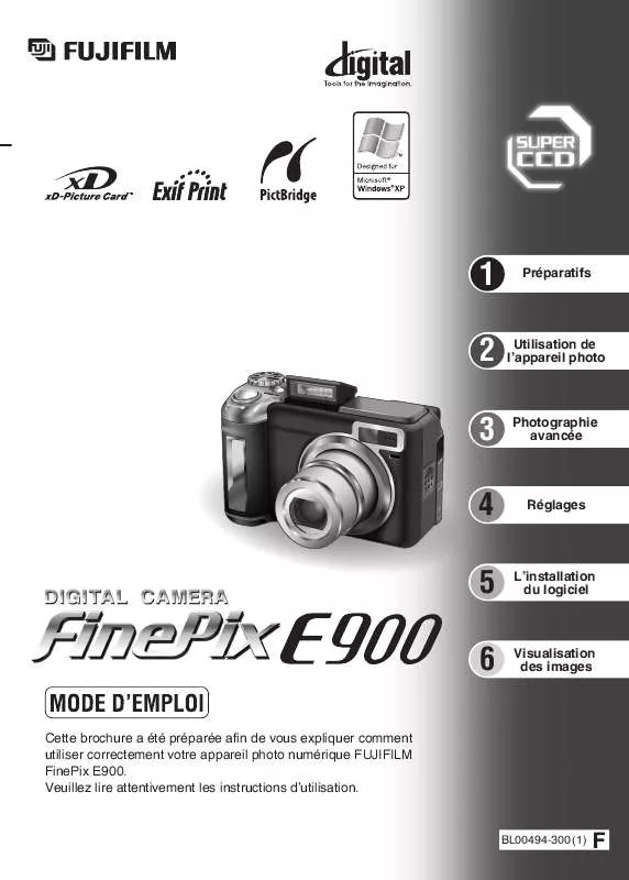 Mode d'emploi FUJIFILM E900