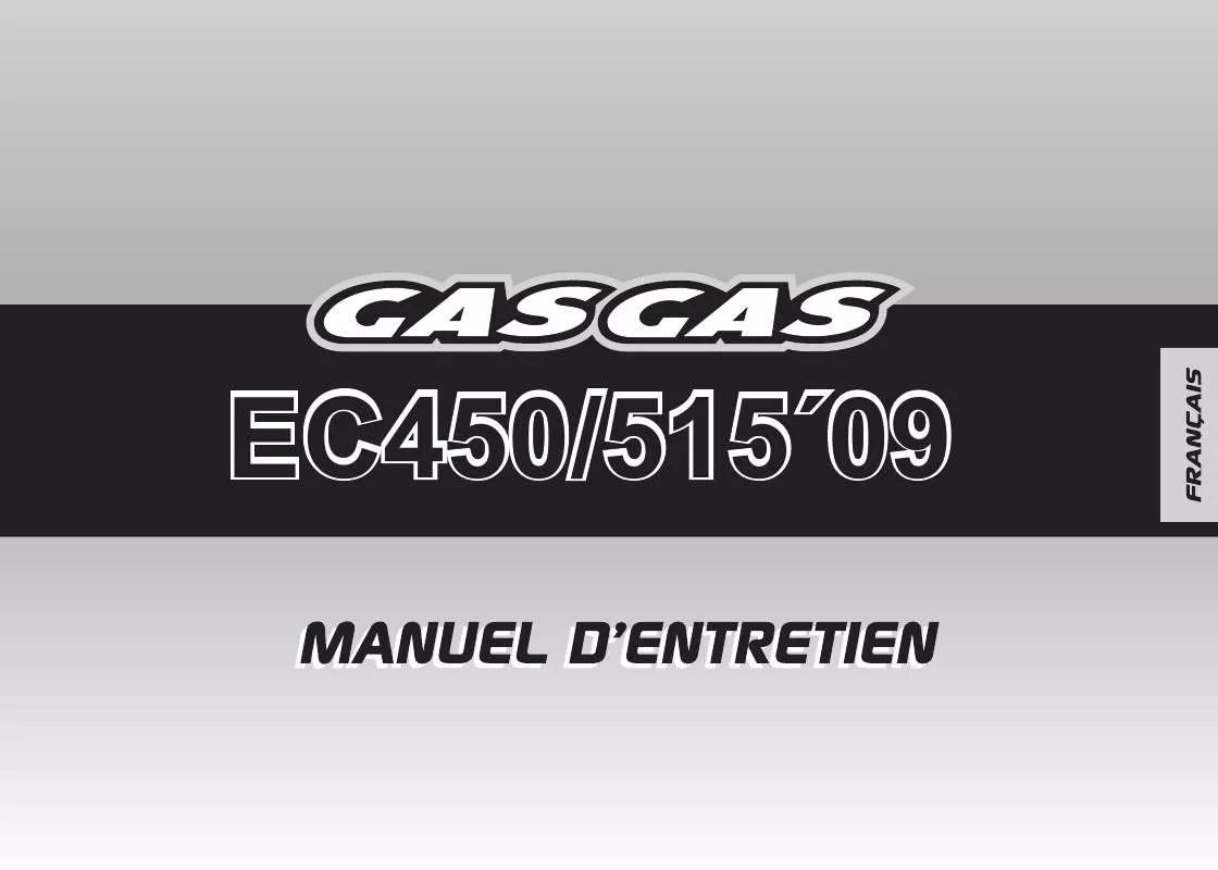 Mode d'emploi GAS GAS EC450