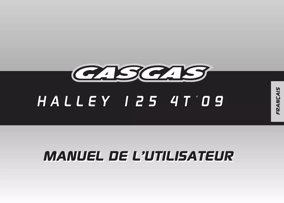 Mode d'emploi GAS GAS HALLEY 125 4T