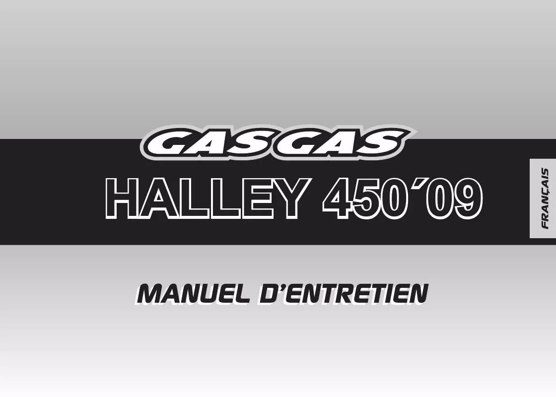 Mode d'emploi GAS GAS HALLEY 450