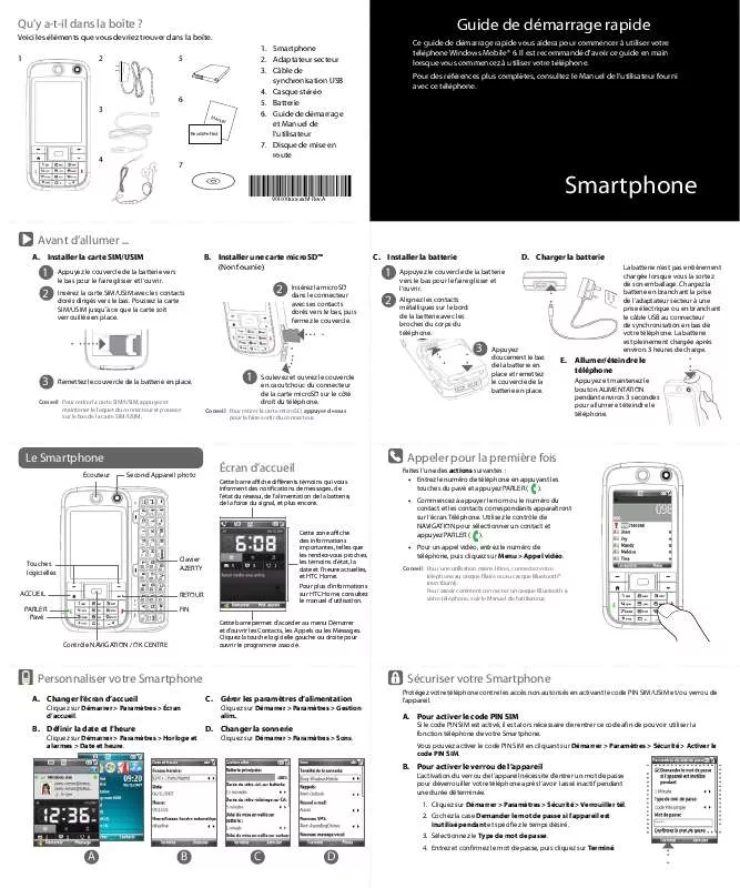 Mode d'emploi HTC S730