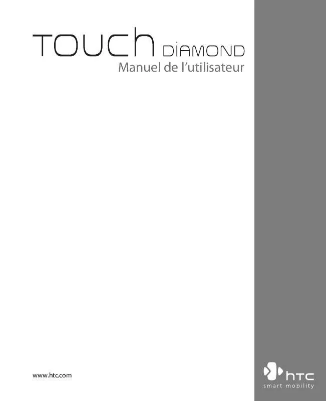 Mode d'emploi HTC TOUCH DIAMOND P3700