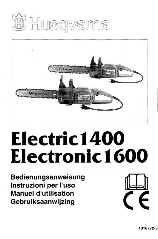 Mode d'emploi HUSQVARNA ELECTRIC 1400