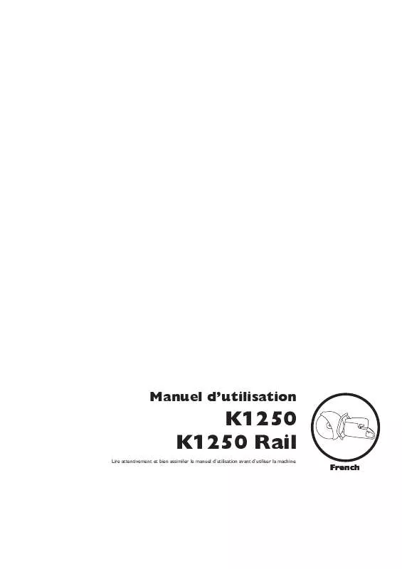 Mode d'emploi HUSQVARNA K1250 RAIL