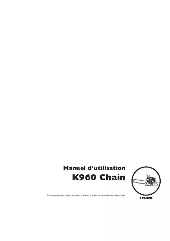 Mode d'emploi HUSQVARNA K 960 CHAIN