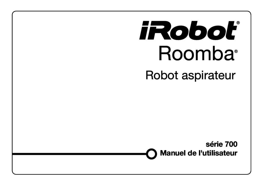 Mode d'emploi IROBOT ROOMBA 775 PET