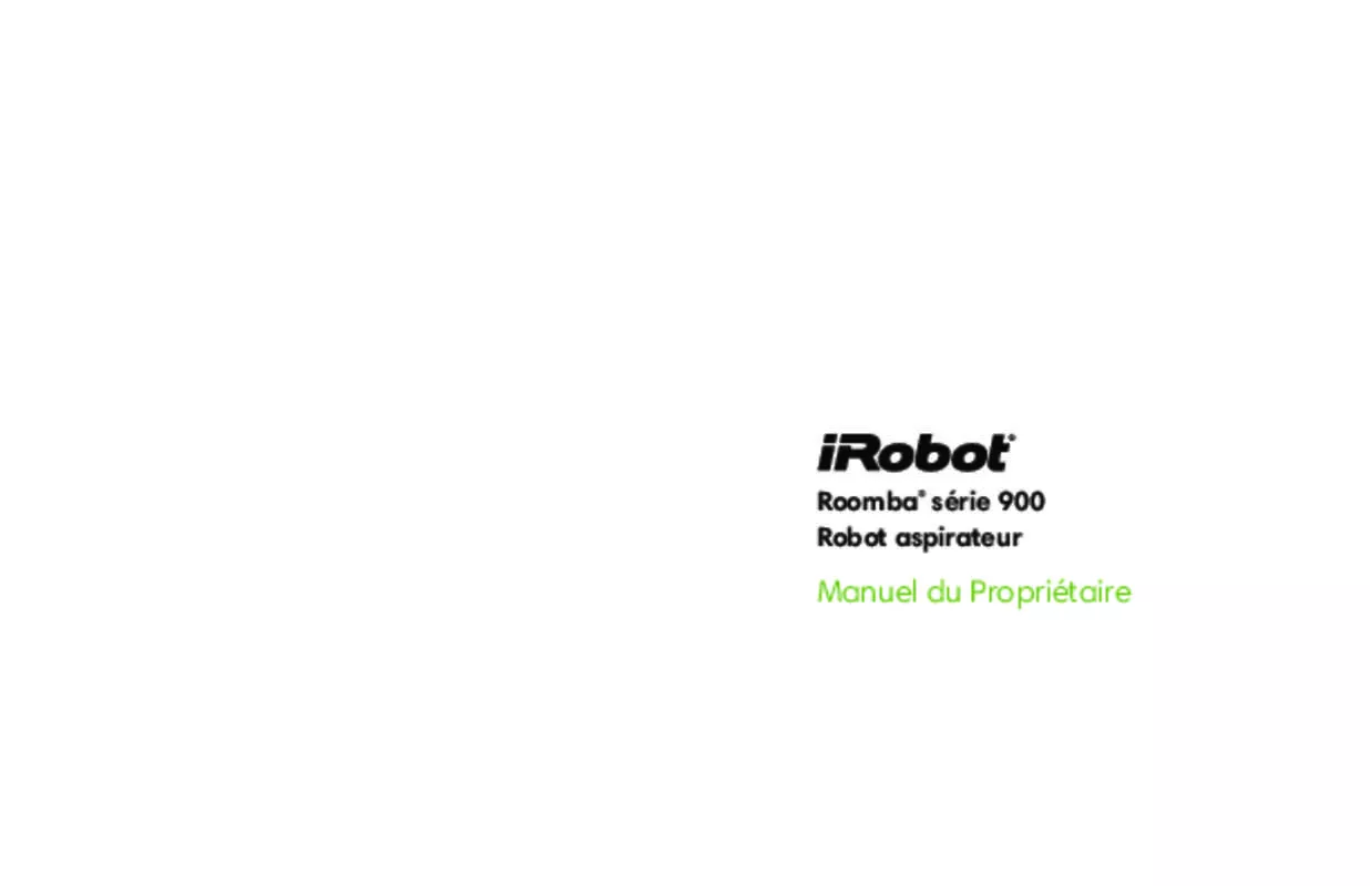 Mode d'emploi IROBOT ROOMBA I7